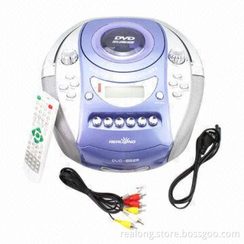 Multifunction DVD player with cassette play function and remote control